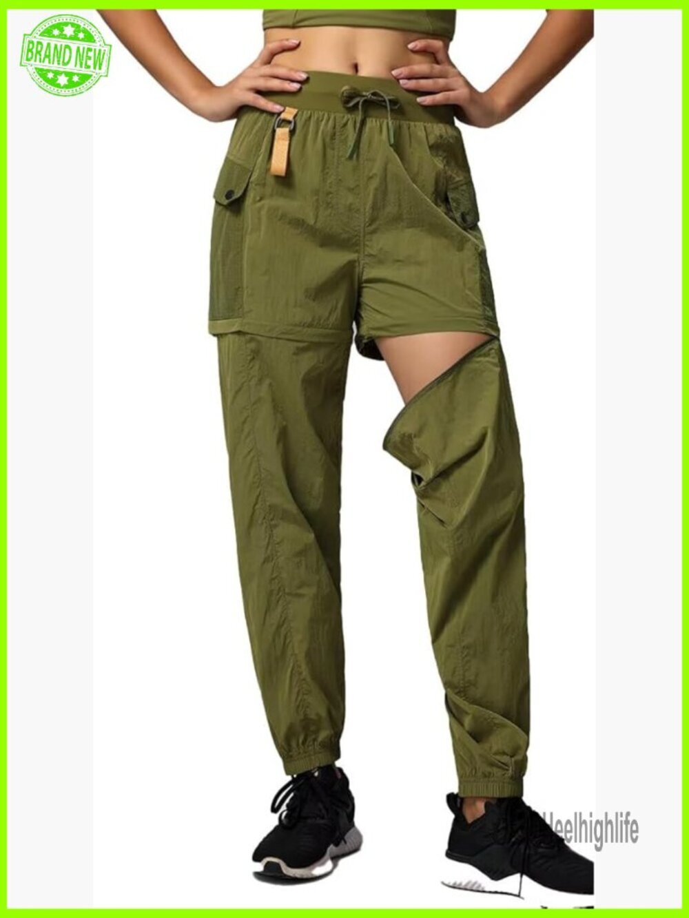 Women's Hiking Cargo Pants Waterproof Convertible Quick Dry Zip Off